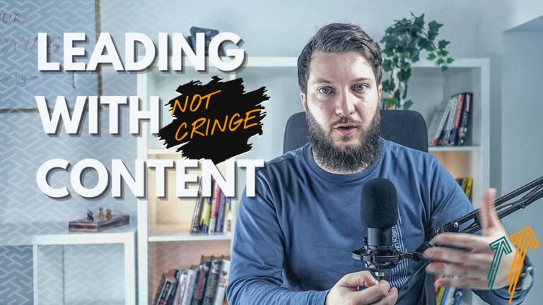 Leading with content - One message away podcast